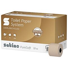 Satino Toiletpapier Doppenrol 2-Lgs Eco 100Mt