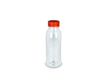 Takeaware Fles Met Oranje Dop 330Ml