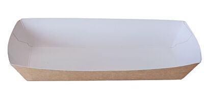 Primary Disposables Snackbak Wit/Bruin Karton