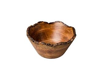 Kom Hout Nature Ø23x11 Cm