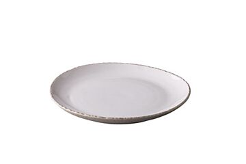 Q Authentic Natura Bord Wit 22 Cm