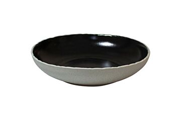 Q Authentic Natura Pastabord Zwart 23 Cm