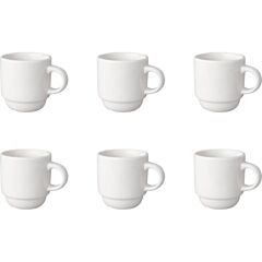 Mammoet Koffiekop Wit Smal Budgetline 14 Cl