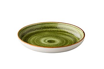 Q Authentic Diep Rond Bord Jersey Groen 26,5 Cm