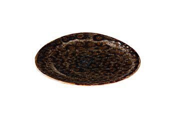 Q Authentic Bord Jersey Driehoek Bruin 17 Cm