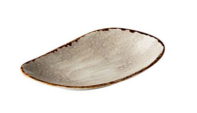 Q Authentic Bord Jersey Rechthoekig Grijs 20,5 Cm