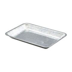 Gegalvanis. Stalen Serveerschaal Rechthhoekig