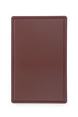 Hendi Snijplank Gn 1/1 Bruin Met Ril