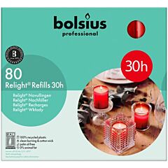 Bolsius Relight Refill Rood 30 Uur