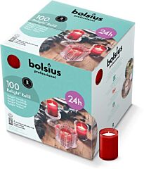 Bolsius Professional Relight Refils Rood 24 Branduren