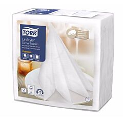 Tork Dinnerservet Linstyle 39X39cm 1/4-Vouw Wit