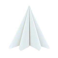 Duni Airlaid Servet Wit 40X40cm 1/8V