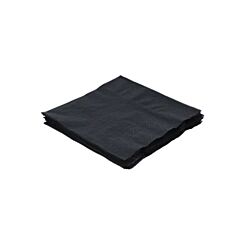 Qwien Servet Zwart 2Lg 33X33cm 1/4V