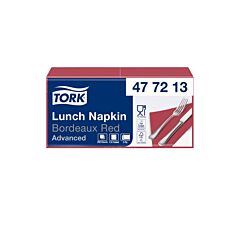 Tork Lunchservet 33X33cm 2-Laags 1/4-Vouw Bordeaux