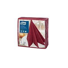 Tork Dinnerservet 39X39cm 1/4-Vouw Burgundy