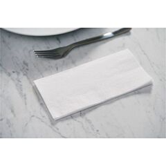 Duni Servet Wit 33X33 2Lg 1/8 Vouw