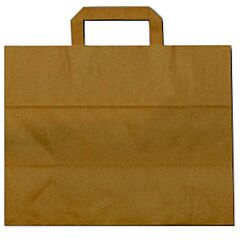 Rabopak Draagtas Papier Bruin 26X17x25cm