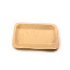 Sier Schaaltje Hout 200X120mm