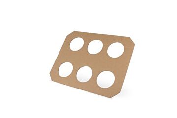 Disposales Draagtray 6 Gaats Karton