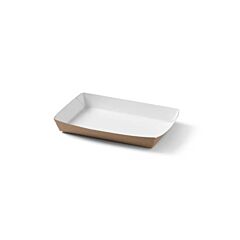 Starpak Snackbakjes A14 Bruin/Wit Karton 15X8x3,8 Cm