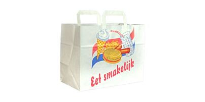 Rabopak Snackzak 23 Vlag 1,5 Ons Wit Papier