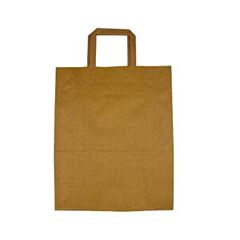 Rabopak Draagtas Papier Bruin 22X11x27cm