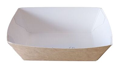 Primary Disposables Snackbak A5 Wit/Bruin Karton