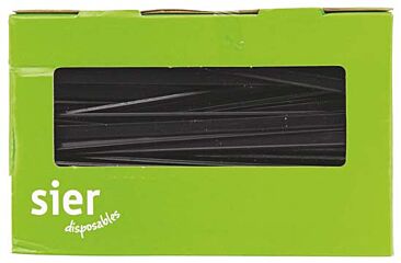 Sier Roerstaafje Plastic Zwart 16,5 Cm