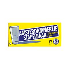 Mammoet Bierglas Amsterdam Stapelbaar 34 Cl