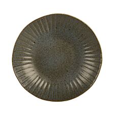 Q Authentic Bord Diep Stone Green 26,5 Cm