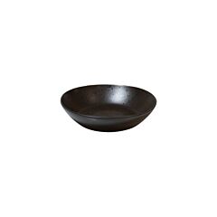 Q Authentic Bord Diep Black Speckle 22 Cm