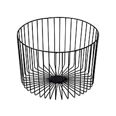 Stalen Presentatiemand Zwart 33X23x33 Cm