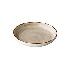 Q Authentic Bord Diep Rond Jersey  Grijs 23,5 Cm