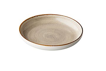 Q Authentic Bord Diep Rond Jersey Grijs 23,5 Cm