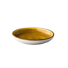 Q Authentic Bord Jersey Diep Rond Geel 26,5 Cm