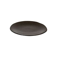 Q Authentic Bord Diep Black Speckle 28,5 Cm