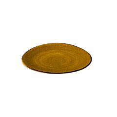 Q Authentic Bord Jersey Driehoek Geel 21 Cm
