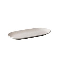 Q Authentic Bord Ovaal Tinto Mat White 30X15cm