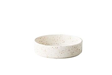 Q Authentic Bord Diep Shapes Opst. Rand Stapelbaar Wit