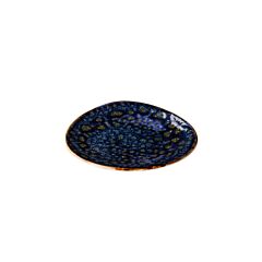 Q Authentic Bord Jersey Driehoek Blauw 21 Cm