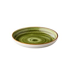 Q Authentic Diep Rond Bord Jersey Groen 23,5 Cm