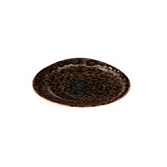 Q Authentic Bord Jersey Driehoek Bruin 17 Cm
