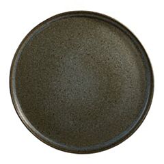 Q Authentic Bord Stone Green Met Opstaande Rand 26,5 Cm