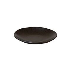 Q Authentic Bord Coupe Diep Black Speckle Zwart 26,5 Cm