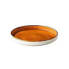 Q Authentic Bord Jersey Opst.Rand Stapelbaar Oranje 20,5