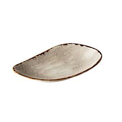 Q Authentic Bord Jersey Rechthoekig Grijs 20,5 Cm