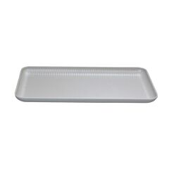 Melaminepoint Bord Rechthoekig Melamine Grijs 32,5X17,6X1,6