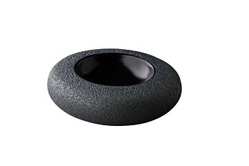 Studio Raw Kom Donut Vulcano Zwart 17 Cm