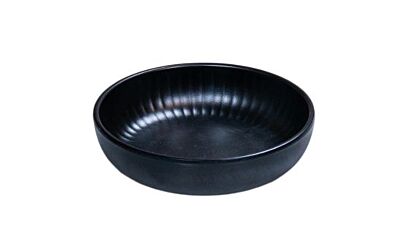 Melaminepoint Bord Met Opstaande Rand Melamine Zwart 12X3cm