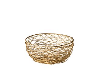  Draadmand Goud 26,5 Cm